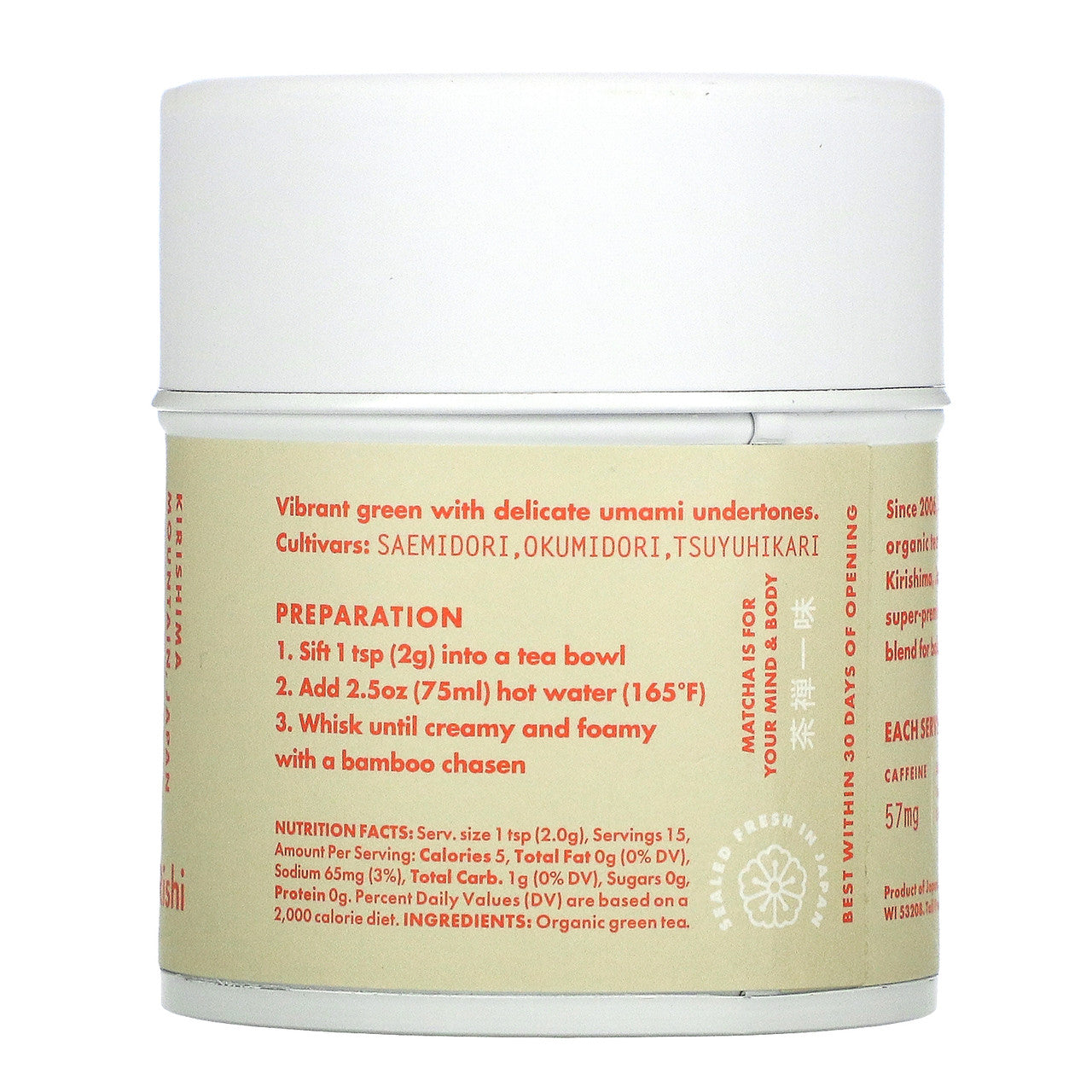 OG2 RISHI CRMNL MATCHA ( 6 X 1.05 OZ )