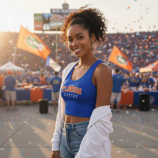 EATGNV Nomnom Nation Crop Top