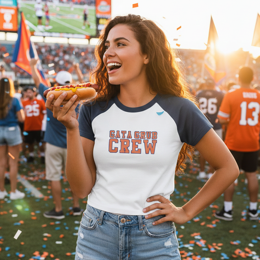 EATGNV Gata Grub Crew Micro Rib Baby Tee