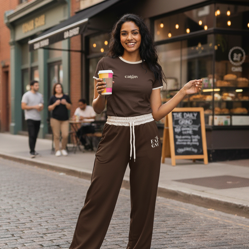 EATGNV Fall Wide Leg Joggers