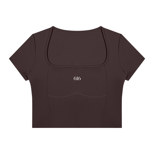 616 Women's Topstitch Yoga T-Shirt