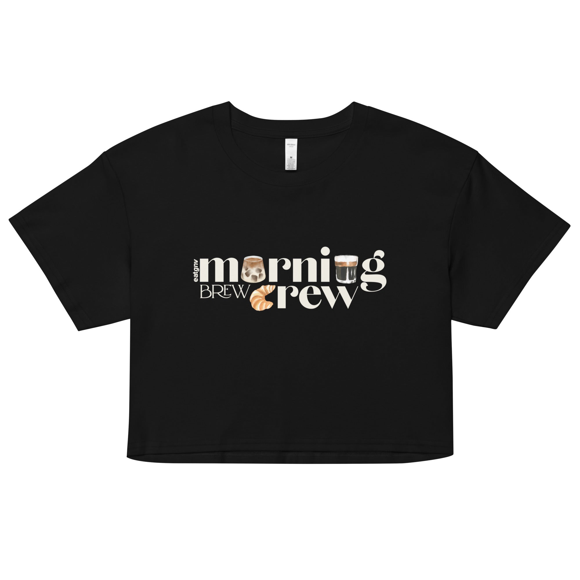 Morning Brew Crew' Cropped Tee – EATGNV