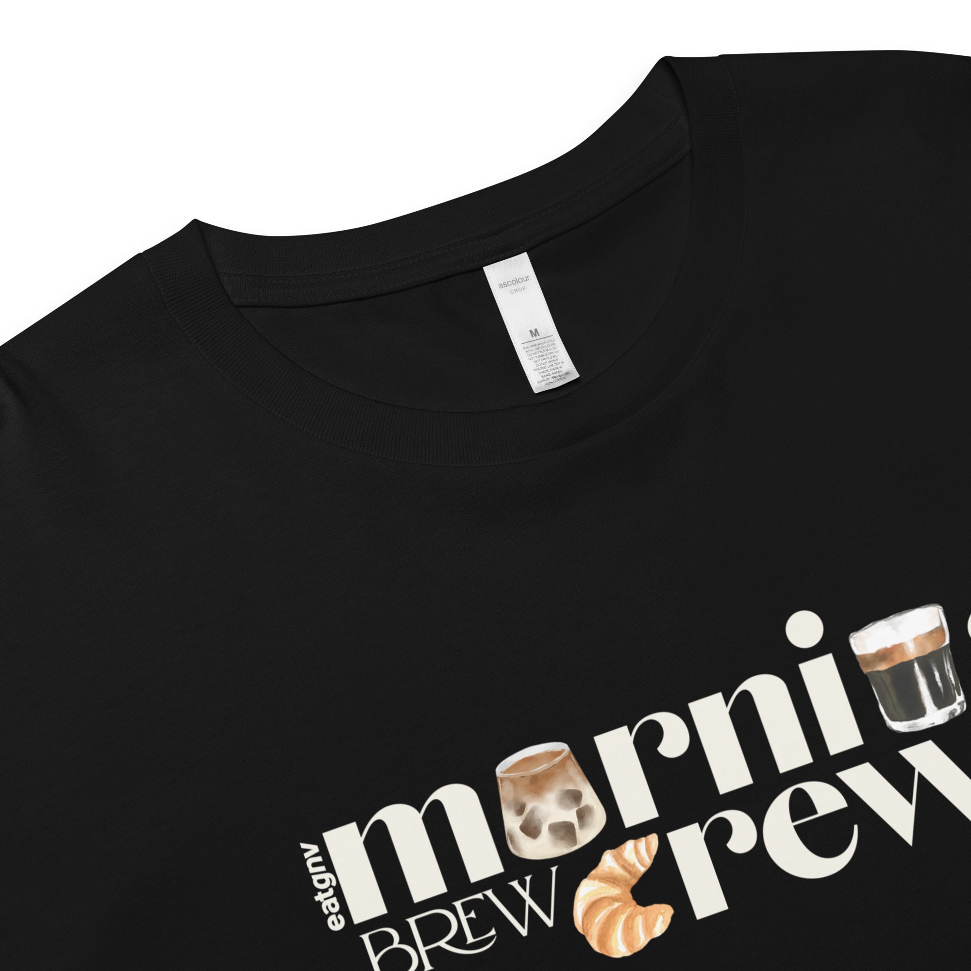 Morning Brew Crew' Cropped Tee – EATGNV